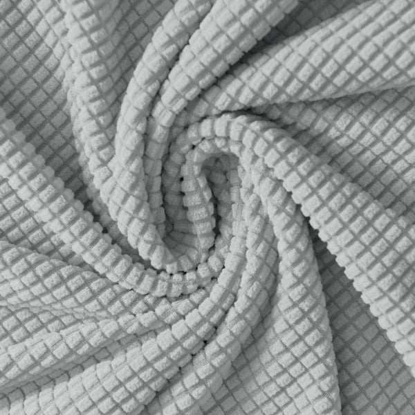 Överdrag till slutande stol XXL ljusgrå jacquard