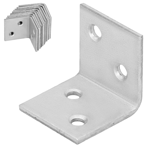 Kirvesmiehen kulmakappale, rakennusliitin, terästä, sinkittyä, 25x25x25 MM, 12 kpl Kirvesmiehen kulmakappale, rakennusliitin, terästä, sinkittyä, 25x25x25 MM, 12 kpl