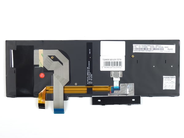 Tradebit - Tastatur til Lenovo ThinkPad | Tysk DE QWERTZ | Fuld kompatibilitet | Høj kvalitet materialer | LED baggrundslys | Modeller: T570 T580