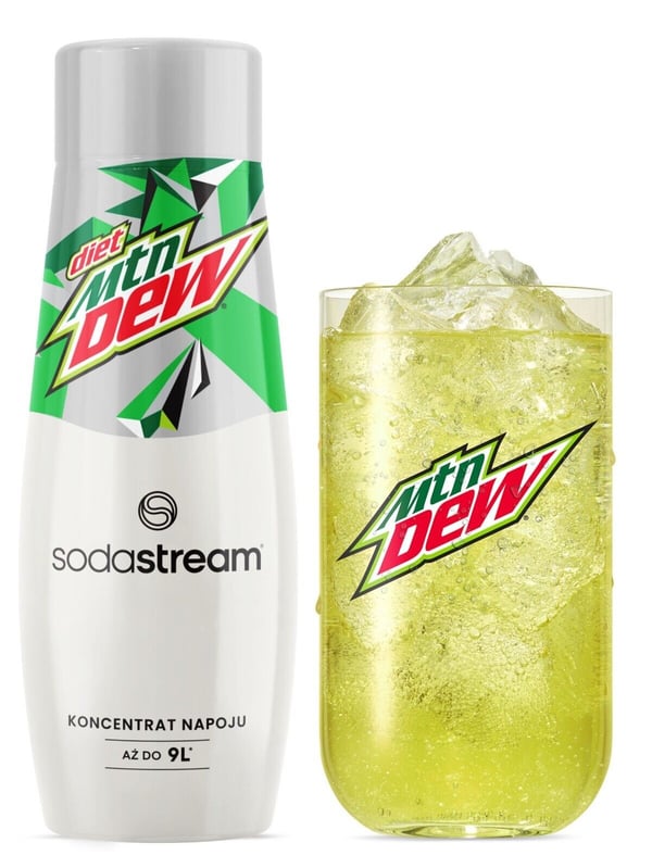 Sodastream Mountain Dew Diet -limsasuihkulähdesetti 2 kpl x 440 ml