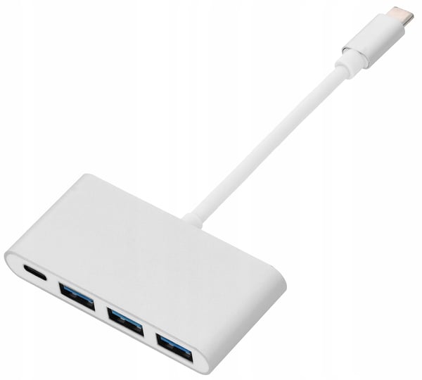 SOVITIN-KESKITIN USB C - 3xUSB 3.0 + USB C PD MacBookille