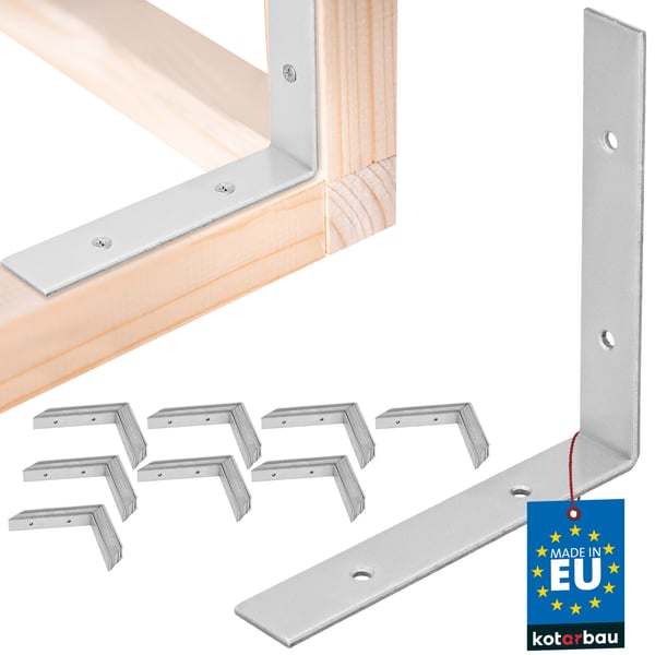 Snickarvindelkoppling galvaniserad stål 150x150x25 mm 100 st