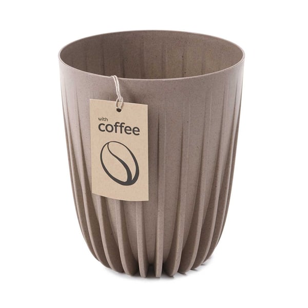 Blomkruka Stripped ECO kaffe latte 19x23 cm
