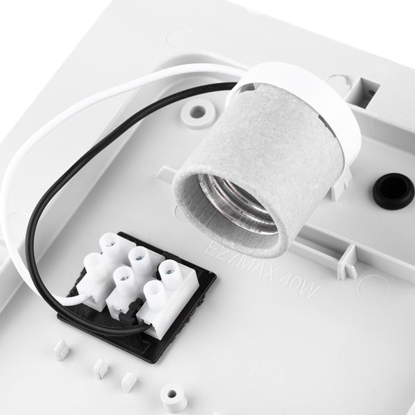Udendørs væglampe LED E27 25cm LECOS LUMILED