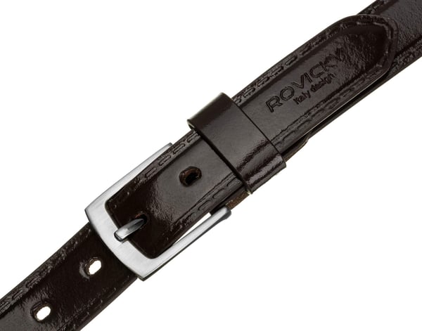 M läderarmband WAS PLW-R-11 100 brunt