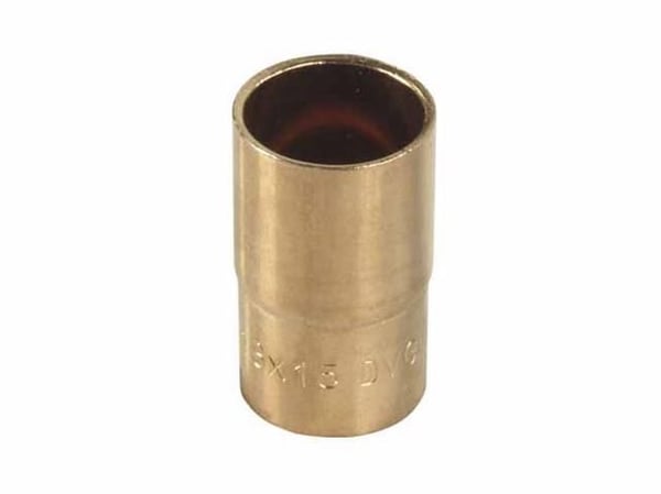 Besco kobberreducernippel 22x18 mm