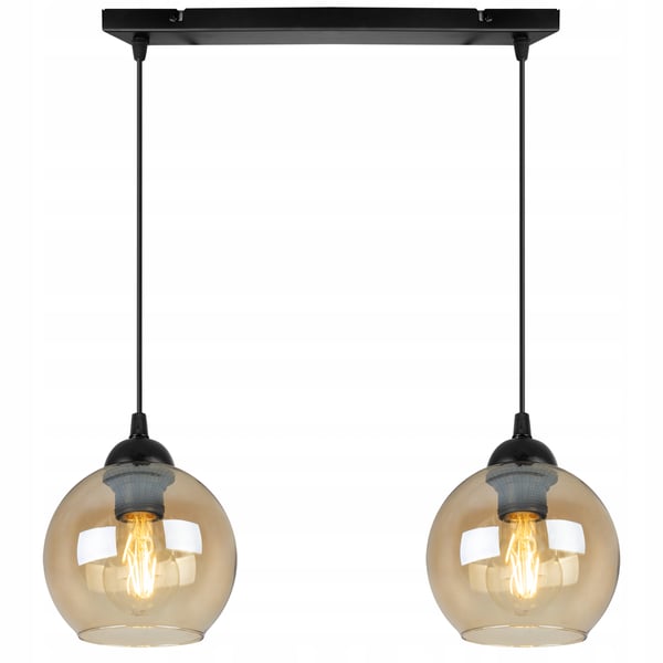 MODERNE ELEGANT GLASKUGLEHÆNGELAMPE