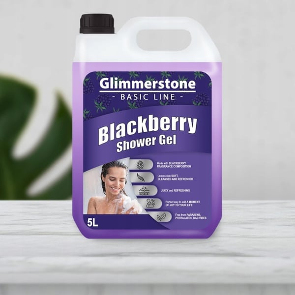 Blackberry duschgel 5L svart