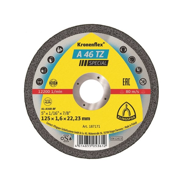 FLAD SKIVE A46TZ T1A 230*1,9*22 224084 - T1A 230 A TZ