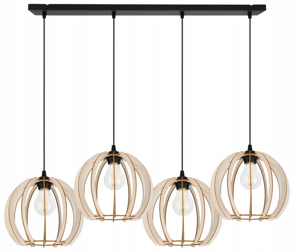 MODERNI PUINEN LED-KATTOVALAISIN