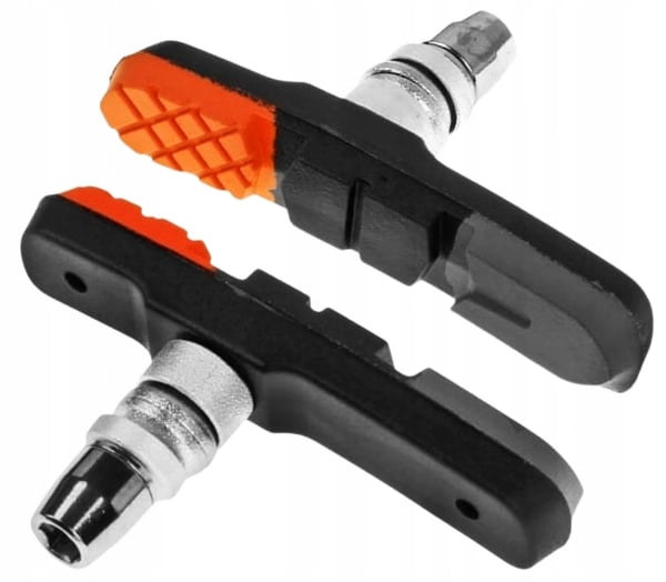 Baradine V-bremse bremseklodser 960V orange 72mm
