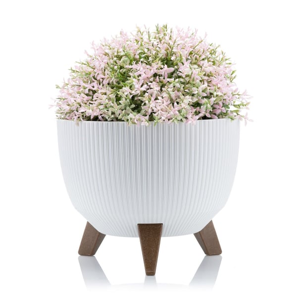 Rosa linea ECO kierrätysruukku valkoinen