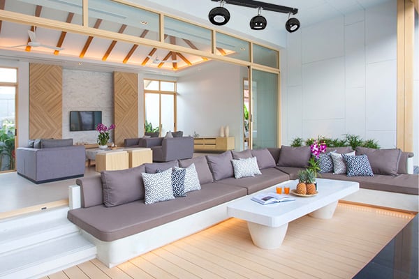 Moderne loftslampe BALL Spot med LED