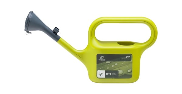 Muovinen kastelukannu, puolisuunnikas, 2,5 l, vihreä - MX 2404