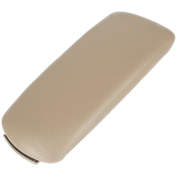 Audi A4 B7 04-08 kyynärnojan läppä painikkeella ja verhoilusarjalla, beige PU-nahka, paksut saranat