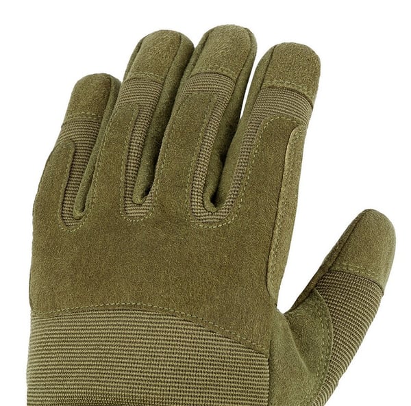 TAKTISK HANDSKER, SYNTETISK LÆDER, STØRRELSE 9 - T N97-608-9
