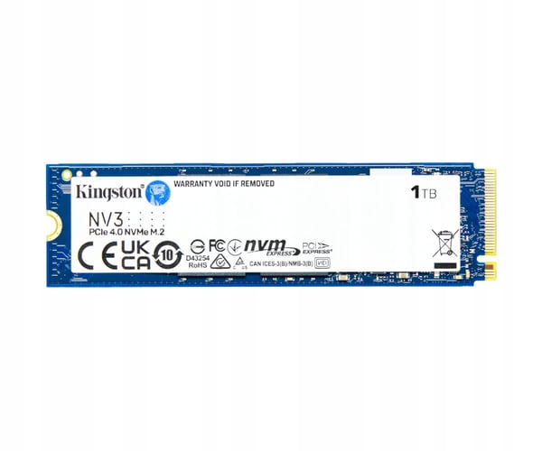 Kingston NV3 M.2 2280 PCIe 4.0x4 NVMe 1TB SSD (6000/4000MB/s)