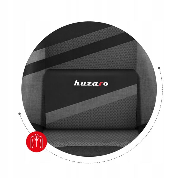 Huzaro Force 4.4 Grå Mesh Gamingstol