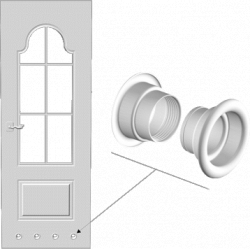 VENTILATIONSMØRRE DIAMETER 40 BEIGE - KRA 171 BE