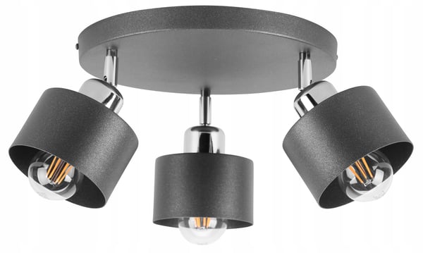 TAKLAMPA I METALL E27 LED
