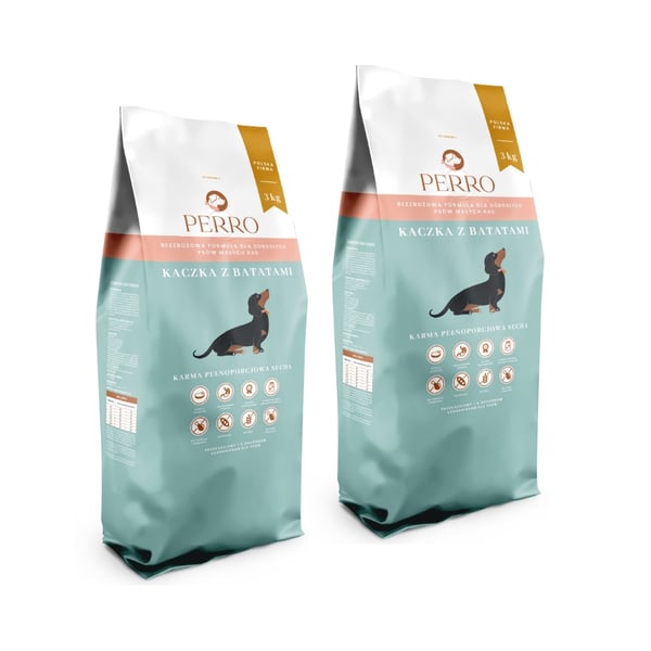 PERRO And med søde kartofler til voksne små hunde 2x3kg