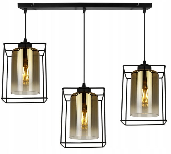 MODERNE ELEGANT HÆNGELAMPE MED GLASSKÆRM