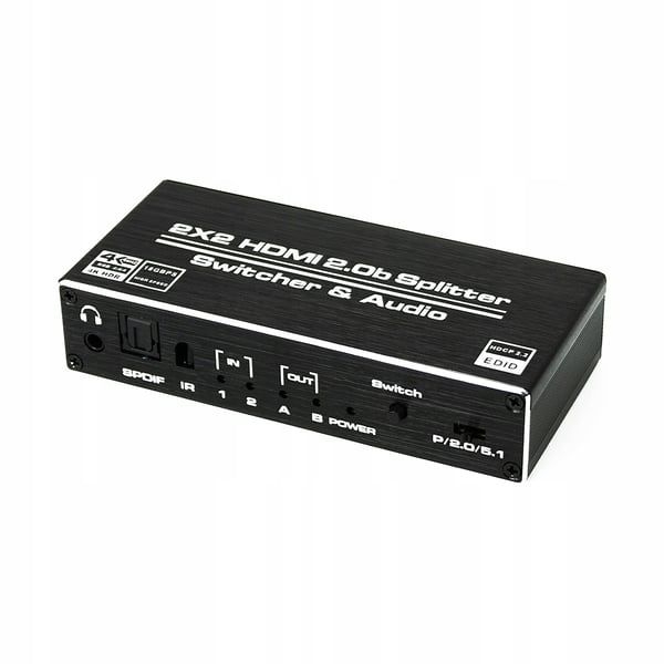 MATRIX HDMI 2.0 2x2 SWITCH SPLITTER DOLBY ATMOS 7.1
