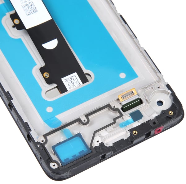 Original LCD-skærm + berøringsskærm Motorola Moto E22 E22i (renoveret) sort ramme