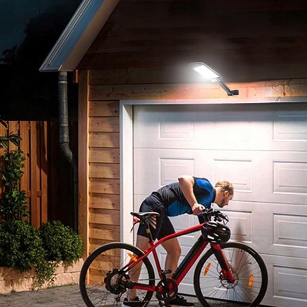 Solcellelampe 160 LED COB havelampe bevægelsessensor 3 tilstande fjernbetjening IP65 halogen