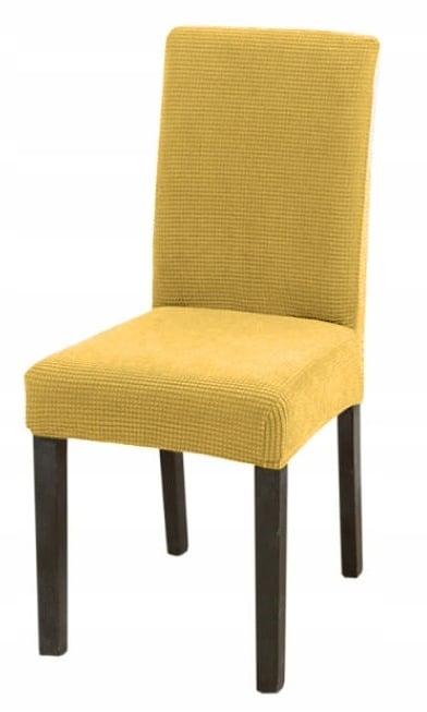 Sinappihunajan jacquard-tuolin päällinen