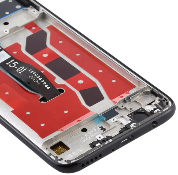 Huawei P40 Lite JNY-LX1 LCD-skærm og touchskærm renoveret sort ramme
