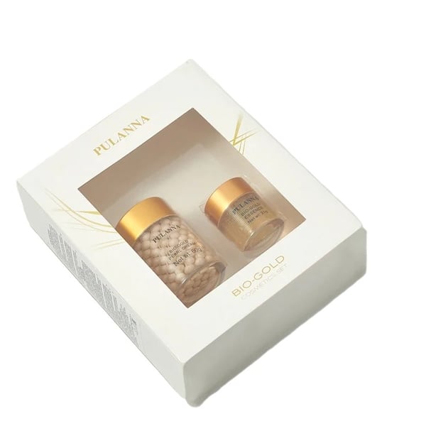 Guld Kosmetik Sæt - Ansigtscreme + Øjencreme