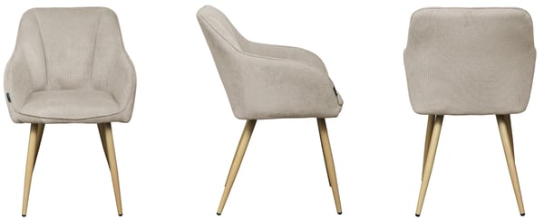 Elmo verhoiltu tuoli, beige kangas