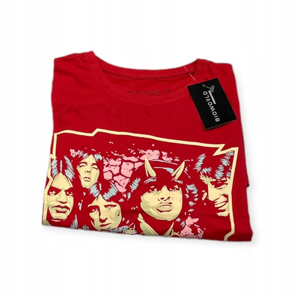 AC/DC Bioworld 12 L dameklassesat kortærmet t-shirt