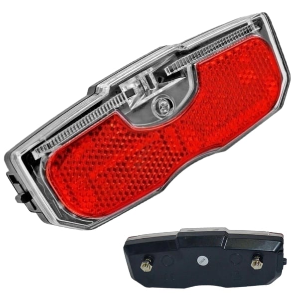 LED cykellygte til bagstativ YG-WD430 LED + batterier