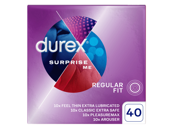 Durex 40-pack Surprise Me kondomer