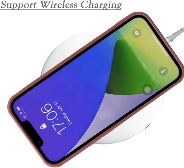 Skyddsfodral för Apple iPhone 13 Pro, vinrött, med kortplats
