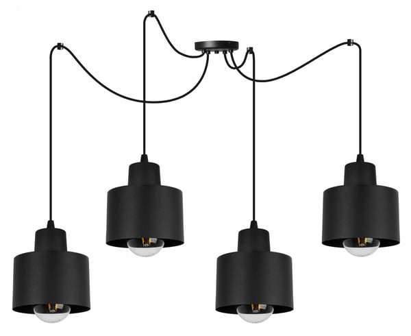 MODERNI KATTOVALAISIN MUSTA LED-VALAISIN