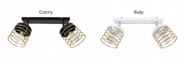Lofthængende lampe med gylden LED-loftlampe