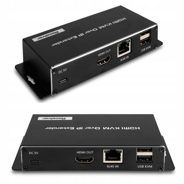 HDMI 2.0 LAN KVM-forlænger 2xUSB RJ45 180M ETHERNET