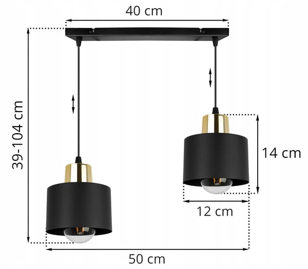 MODERNI KATTOVALAISIN MUSTA LED-VALAISIN