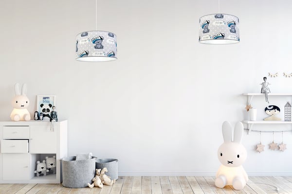 Lofthængende lampe til børn, LED-lampeskærm