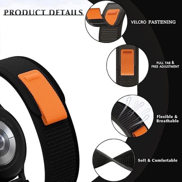 Rannekkeet Apple Watch 1/2/3/4/5/6/7/8/9/SE 38/40/41 mm harmaanmusta 3 kpl