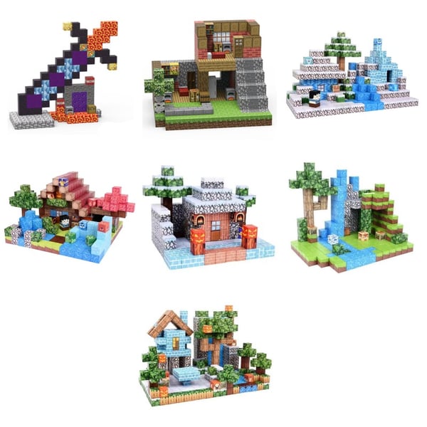 Minecraft Magneettiset Kuutiot 220 kpl.