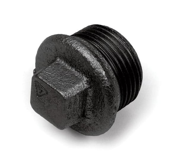 Svart plugg 1/2 DN15