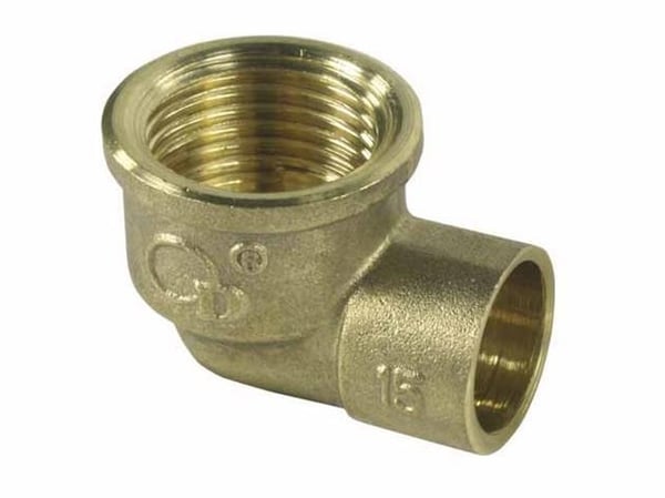 Messingbøj 18x1/2 GW til lodning