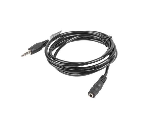 Lanberg stereo minijack - minijack M/F audiokaapeli 1,5 m