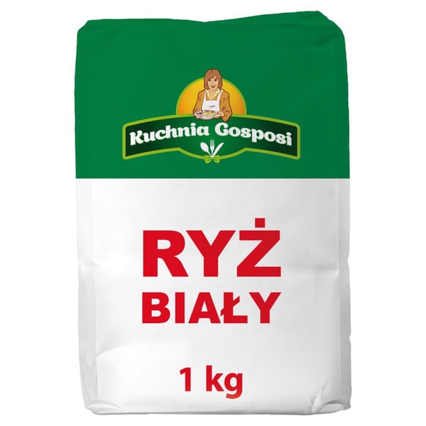 Kotirouvan keittiön valkoinen riisi 1 kg Kotirouvan keittiön valkoinen riisi 1 kg