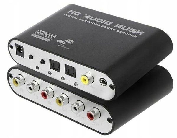 Dekooderi OPTINEN TOSLINK SPDIF 5.1 ANALOGINEN AC3/DTS