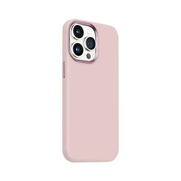 Skal till Apple iPhone 12 Pro Max silikon hårt rosa